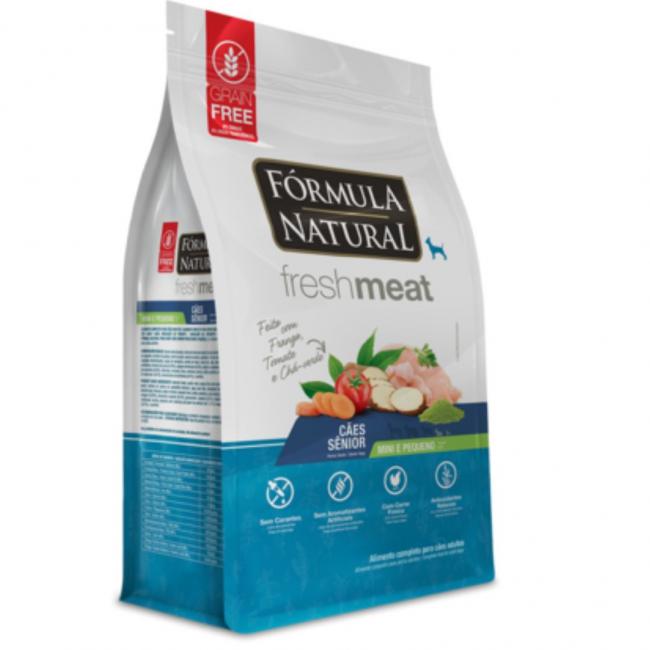 Frmula Natural Fresh Meat Ces Snior Portes Mini e Pequeno